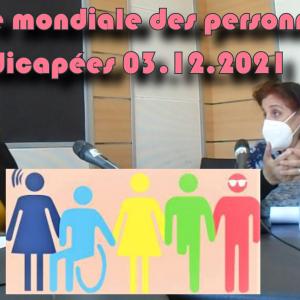 journée mondiale des personnes handicapées 03.12.2021.
