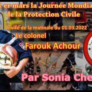 Le colonel Farouk Achour de la protection civile.