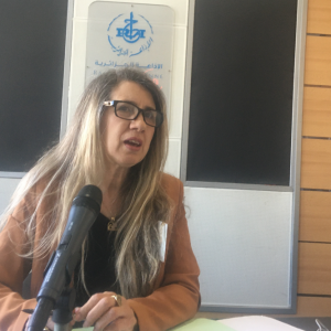 Mme Dassi Mokhtaria directrice générale de la DAS wilaya d'Alger.