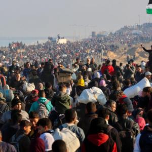 النازحين غزة