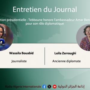 Distinction présidentielle : Tebboune honore l’ambassadeur Amar Bendjama pour son rôle diplomatique