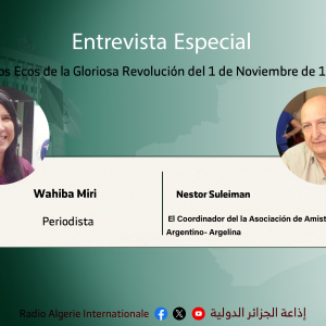 el Coordinador del la Asociación de Amistad Argentino- Argelina