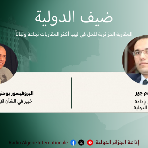 ضيف الدولية: المقاربة الجزائرية للحل في ليبيا أكثر المقاربات نجاعة وثباتا
