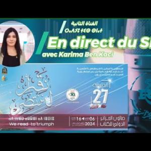 Preview image for the video "ⴰⴳⴰⵣⵉ, 10.11.2024. AGAZI en DIRECT du SILA 2024 Par Karima Ben Kaci".