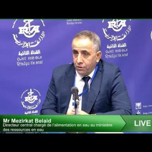 Preview image for the video "Mr Mezirkat Belaid, directeur central chargé de l'alimentation en eau a. @algerietélécom".