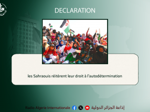 les Sahraouis réitèrent leur droit à l’autodétermination