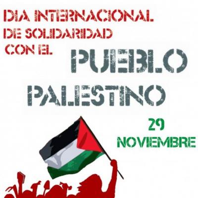 Día Internacional de Solidaridad con el Pueblo Palestino Día Internacional de Solidaridad con el Pueblo Palestino