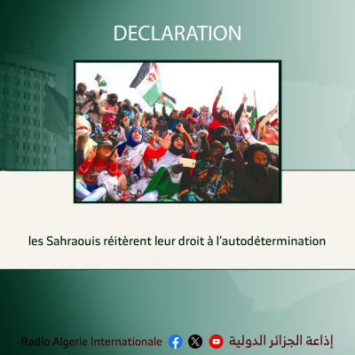 les Sahraouis réitèrent leur droit à l’autodétermination