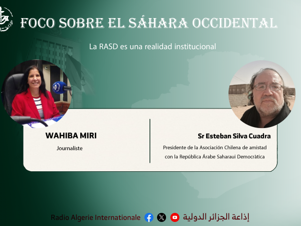 La RASD es una realidad institucional 