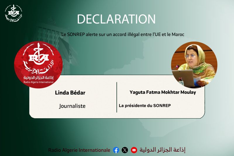 Le SONREP alerte sur un accord illégal entre l’UE et le Maroc