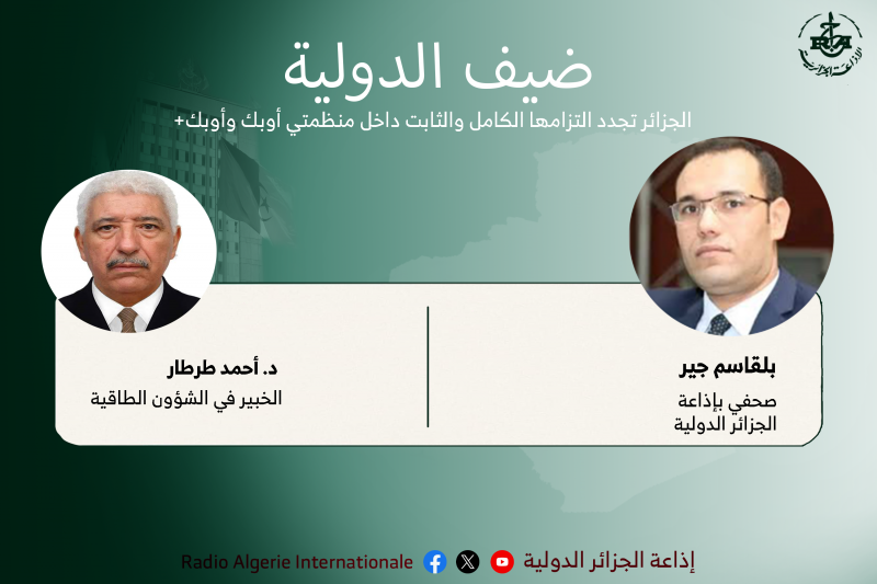 ضيف الدولية: الجزائر تجدد التزامها الكامل والثابت داخل منظمتي أوبك وأوبك+